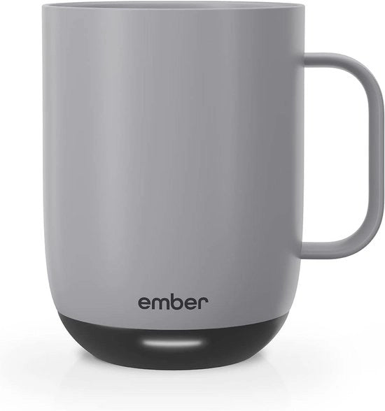 Tazza da caffè a controllo app con riscaldamento e regolazione di temperatura - 414 ml termos da carica con display LED e lunga durata della batteria