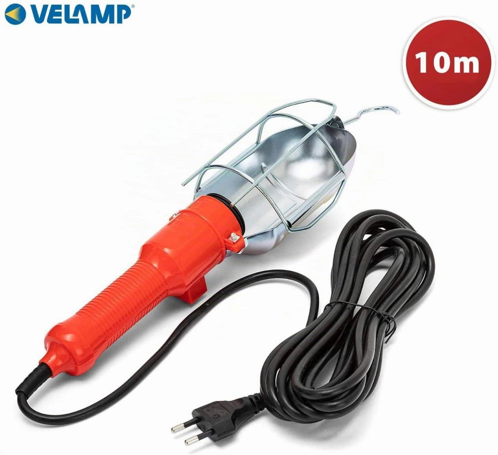 Lampada a Parabola Metallica Cavo 10 m