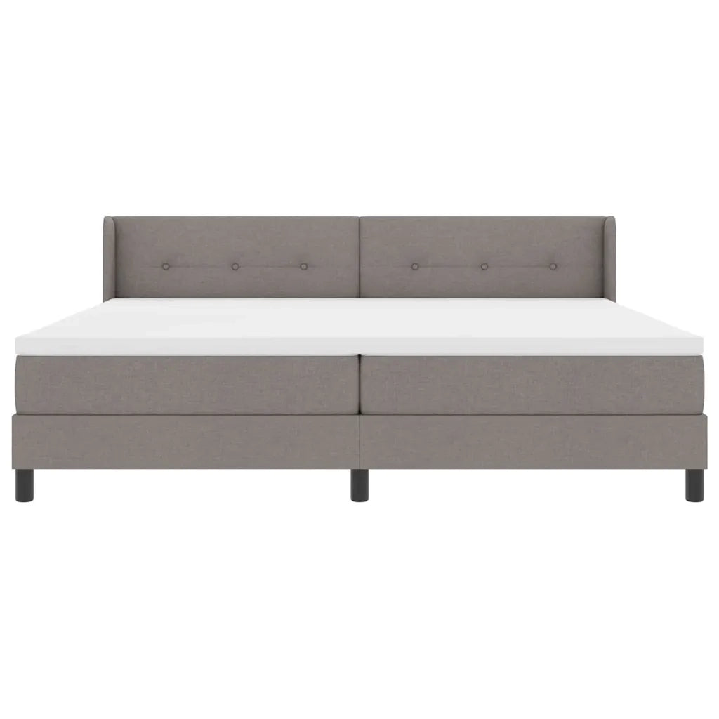 Letto a molle con testiera Talpa 200 x 200 cm Tessuto 3341129