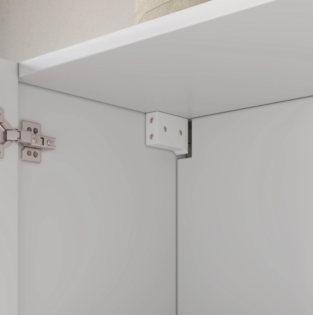 Pensile da parete con 3 ante; 90 x 29 x 60 cm; in MDF bianco