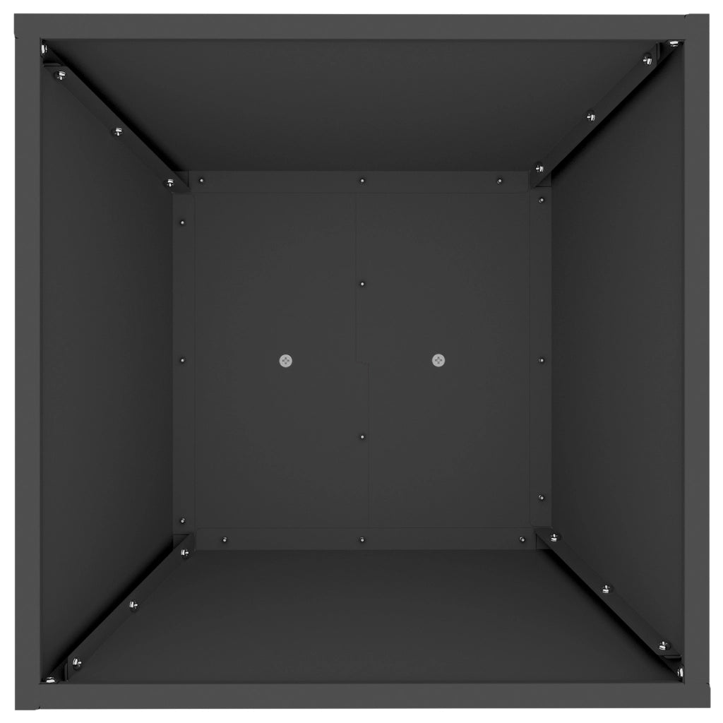 Supporto per Piante Nero Metallo 40 x 40 x 101 cm Fioriere