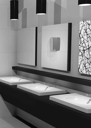 Asciugamani Elettrico 1000W Vama Dry Max UV ABS Lucido