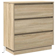Comodino | Armadio da Notte | Mobiletto da notte con cassetto Rovere Sonoma 71 x 34,5 x 75 cm