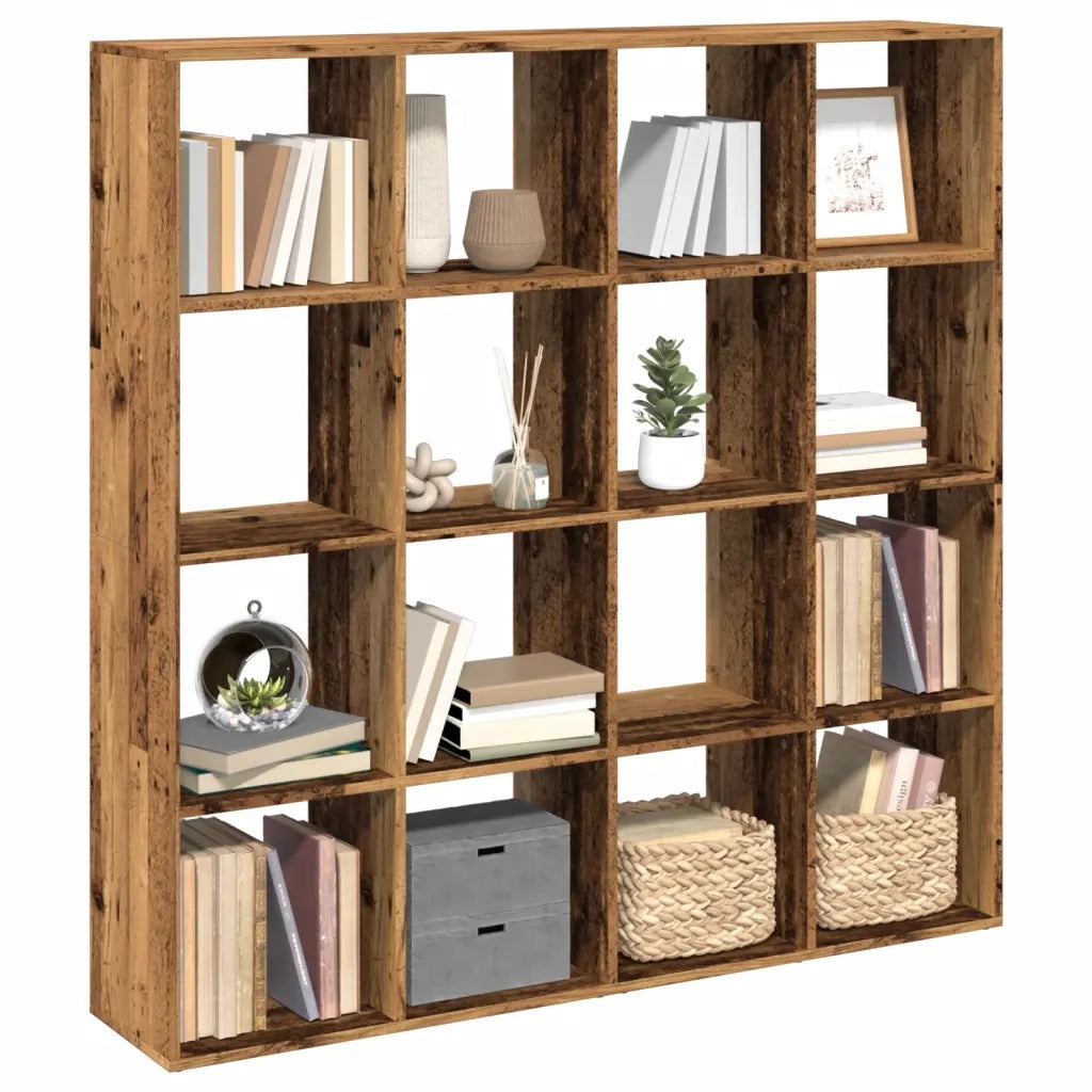 Libreria Legno Antico 137,5x29x137,5 cm in Legno Multistrato 3310296