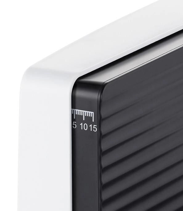 Unold 78860 affettatrice Elettrico 100 W Nero, Bianco Plastica, Acciaio inox