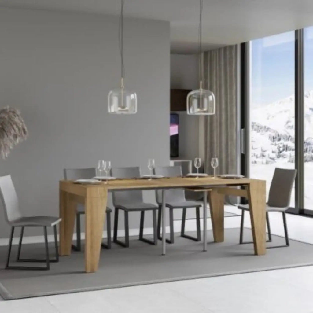 Consolle allungabile 90x40/196 cm Naxy Small quercia natura