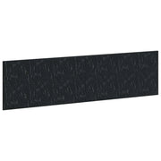 Testiera da Muro DELFT Nero Legno ingegnerizzato 897146