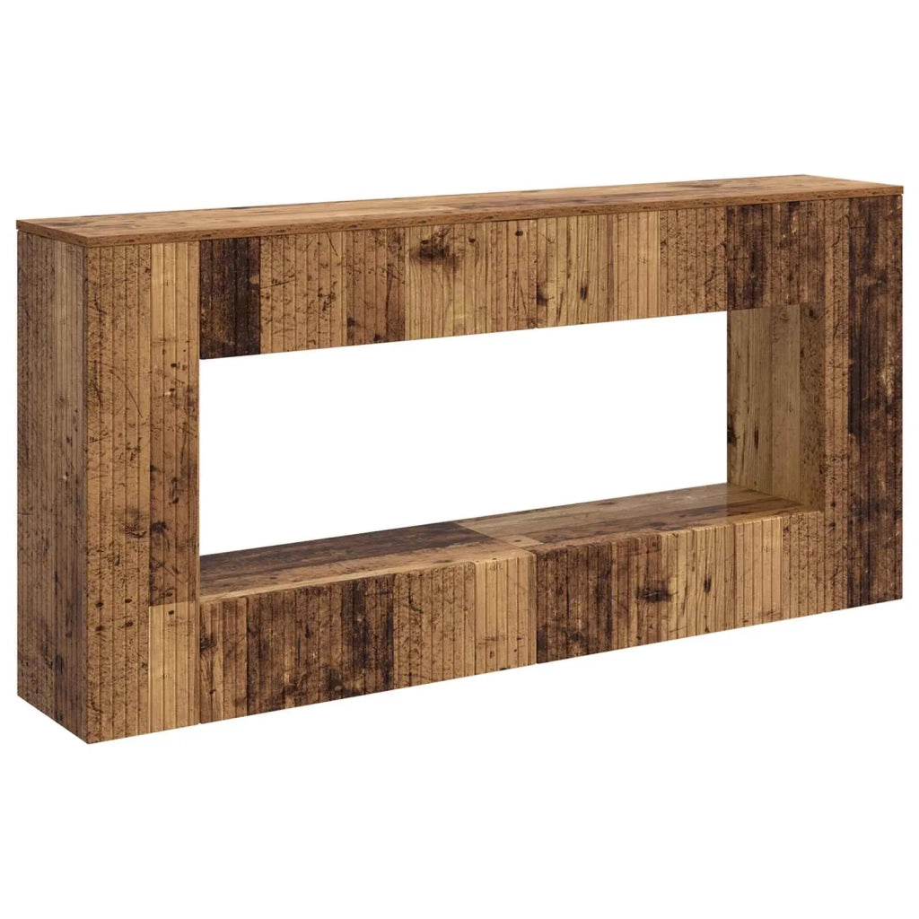 Tavolo consolle Rigato Legno vecchio 155 x 29 x 74 cm