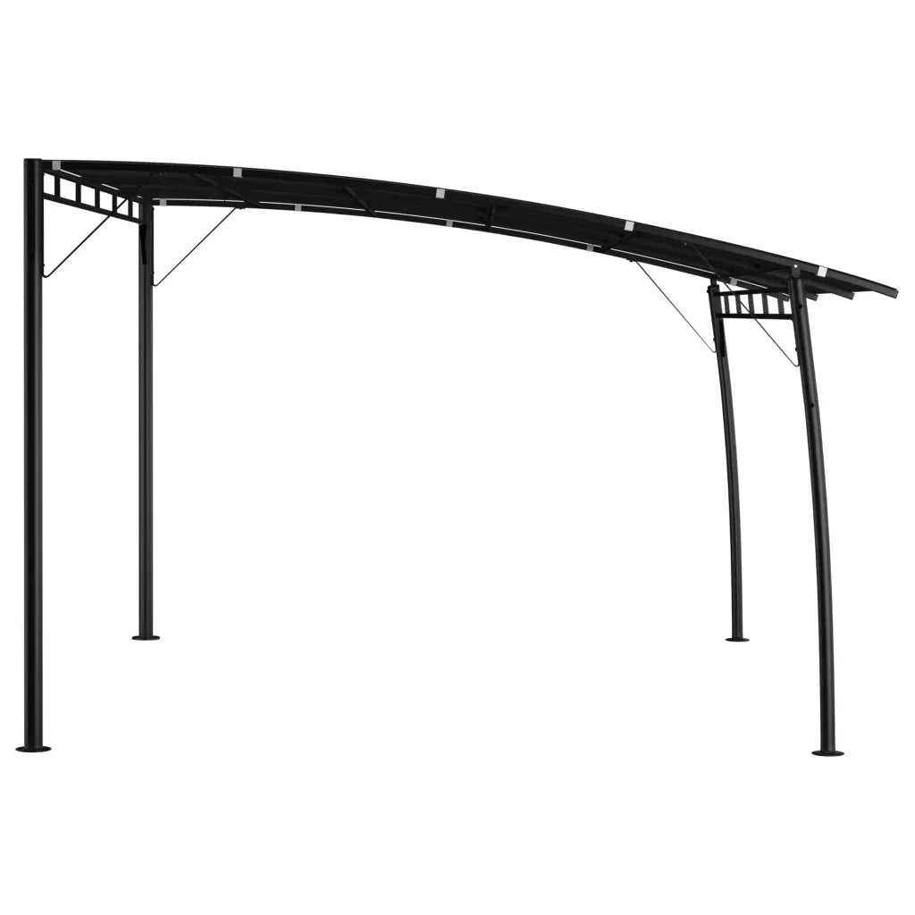 Tenda Parasole da Giardino-Tenda Gazebo 4x3x2,55 m Antracite