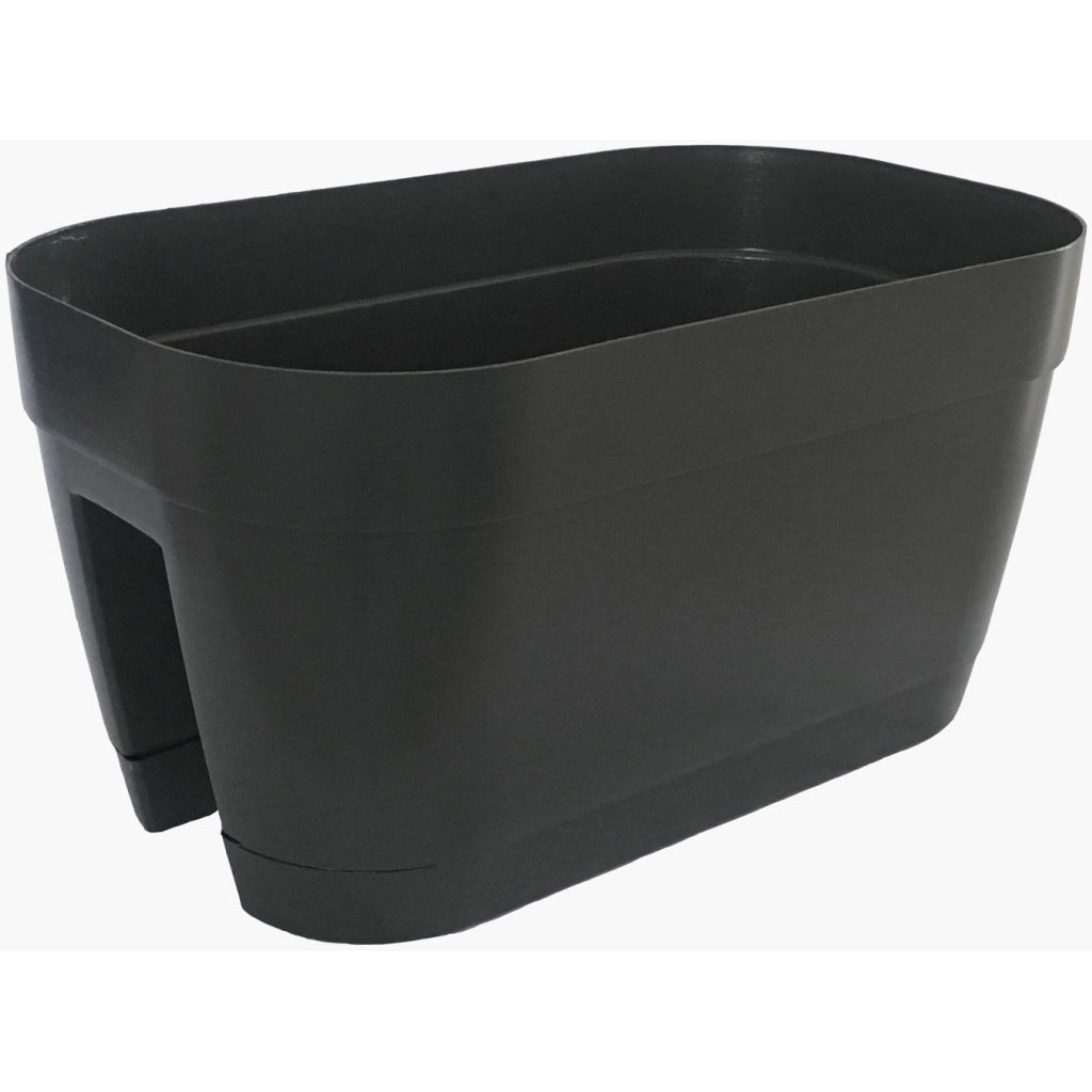 Vaso Orlando Ovale 45 cm Smoke