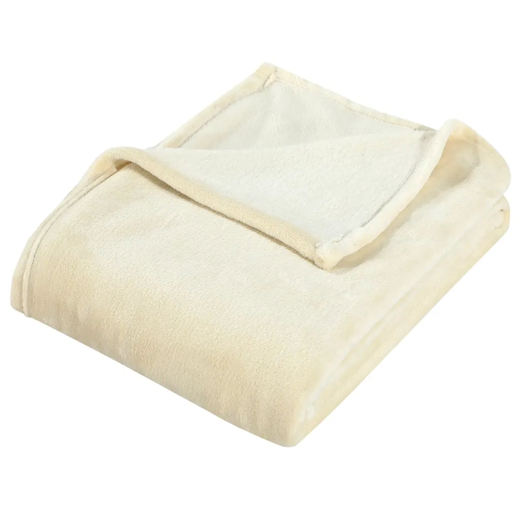 Coperta Crema 130x170 cm in Poliestere 136269