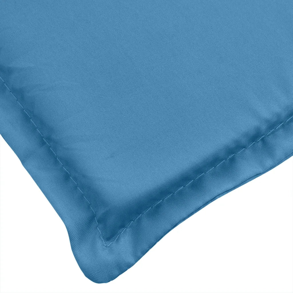 Cuscini Sedia Schiena Alta 6 Blu MÃ©lange 120x50x4 Tessuto