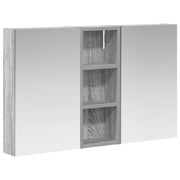 Set di Armadi da Bagno | Armadio da bagno con lo scaffale 3 pz 80 x 10,5 x 50 cm
