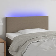 Testiera a LED-Testata con LED Tortora 80x5x78/88 cm in Tessuto 138798
