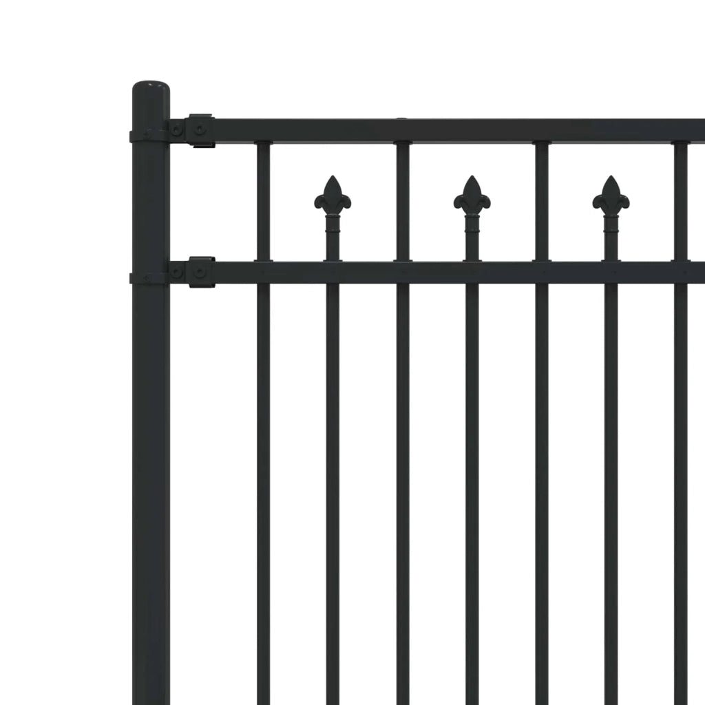 Recinzione da Giardino | Recinzione a picchetto BAARLO Nero