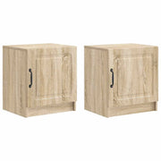Armadio da Notte 2 pcs Rovere Sonoma 43 x 34,5 x 47 cm
