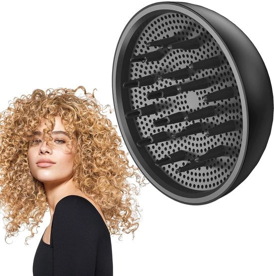 Accessorio per parrucchiere, accessorio per parrucchiere nero, bocchetta concentrata 1,57-1,97 pollici, strumento professionale per la pettinatura e lo sfilacciamento di capelli fini, morbidi, ricci e naturali.