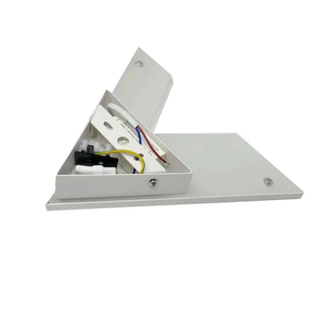 APPLIQUE LAMPADA LED ILLUMINAZIONE MODERNA PER PARETE DA MURO FORMA DI V CAMBIA 3 TONALITA' LUCE BIANCA