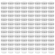 Vaso per Marmellata in Vetro Coperchio Argento 96 pz 110 ml CFW9683870
