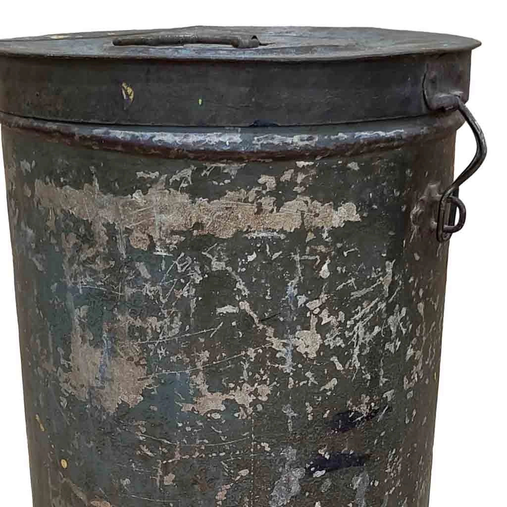 Baule in metallo artigianale 29x29x41h cm