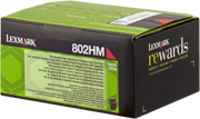 ORIGINAL Lexmark toner magenta 802HM 80C2HM0 ~3000 Seiten cartuccia di stampa riutilizzabile