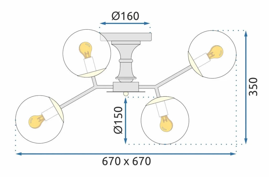 Lampada APP1134-6C