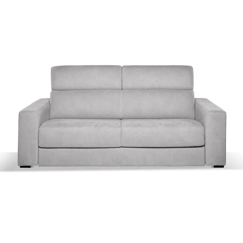 Divano letto Crien 3 posti con poggiatesta reclinabili colore Mozart 15 ash