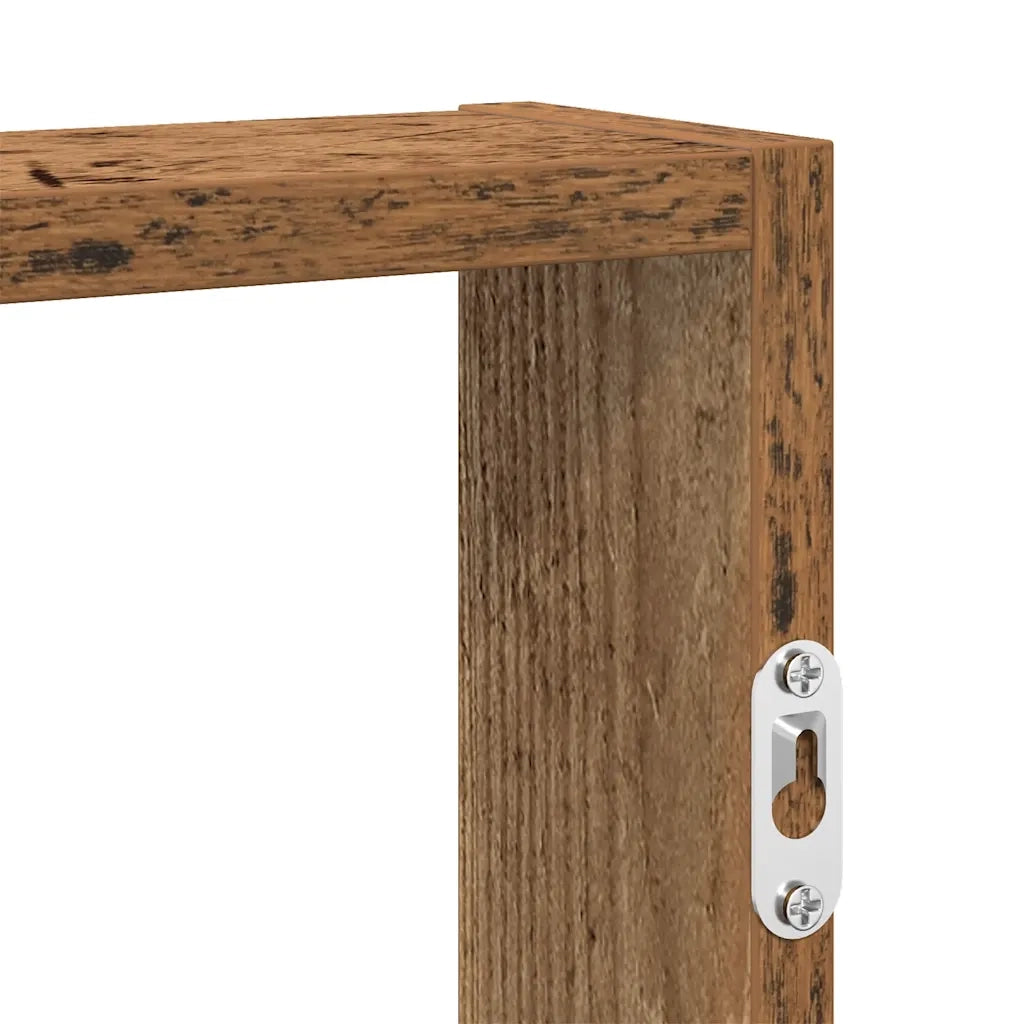 vidaXL Scaffale a Parete Legno Vecchio 43x9x60 cm in Truciolato