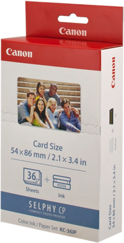 Canon Set inchiostro a colori KC-36IP e carta 54 x 86 mm, 36 fogli