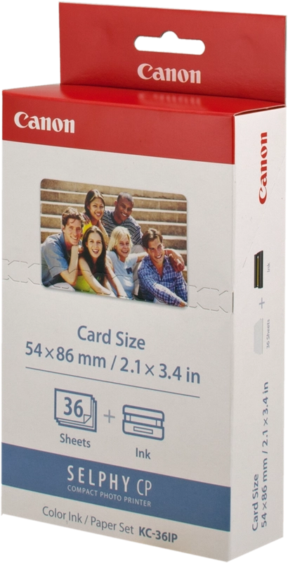 Canon Set inchiostro a colori KC-36IP e carta 54 x 86 mm, 36 fogli