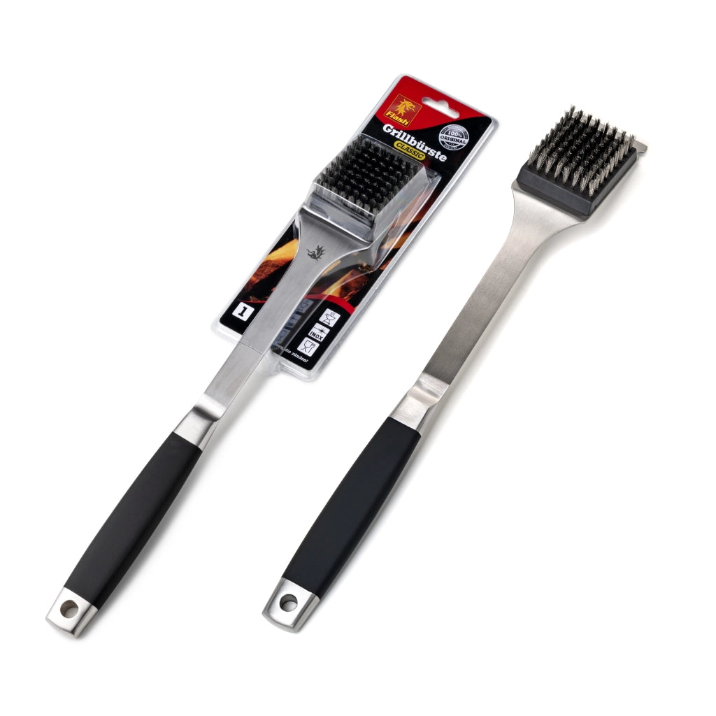 SPAZZOLA CLASSIC 43CM CON SETOLE IN ACCIAIO INOX.