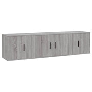 Set di mobili in legno ingegnerizzato Sonoma da 3 pezzi (mobile credenza mobile TV soggiorno/camera da letto/soggiorno) - grigio - 02_0024640