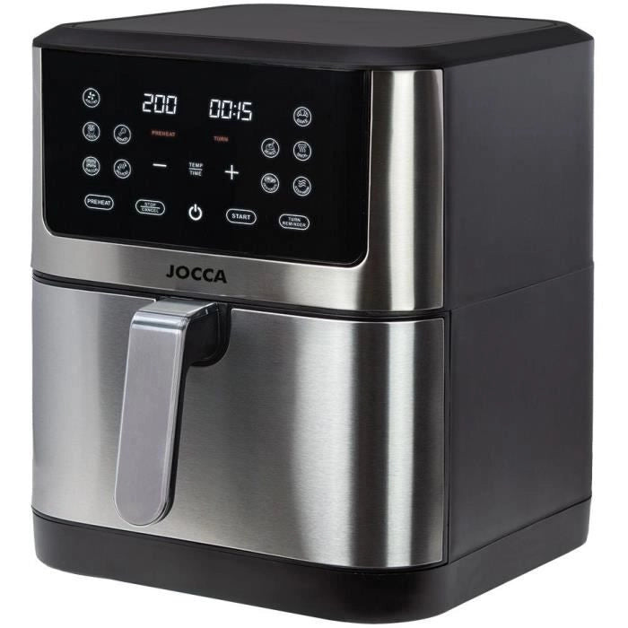 Friggitrice senza olio - JOCCA - 2193 - 8L - 1800 W - 30,3 x 38,3 x 35,1 cm - Acciaio inox