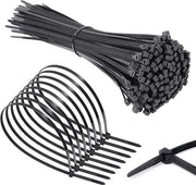 500 cavi in nylon 200mm x 24mm - cavi elettrici - cavi per industrie - cavi per garage - cavi per falegnameria - cavi per eventi.
