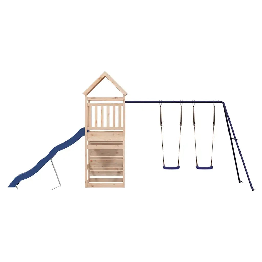 Set da Gioco da Esterno in Legno Massello di Pino 3156988