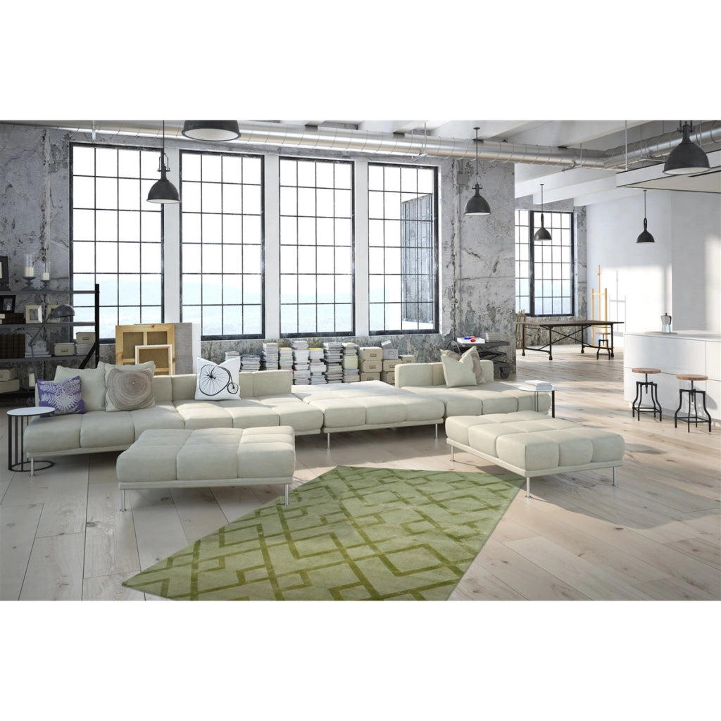 Tappeto di lusso a pelo corto Luxury 310 Verde Nobile