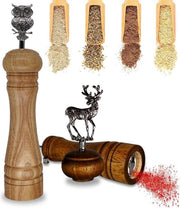 Peppermuola in legno massello con abrasivo ceramico - regolabile - 20 cm