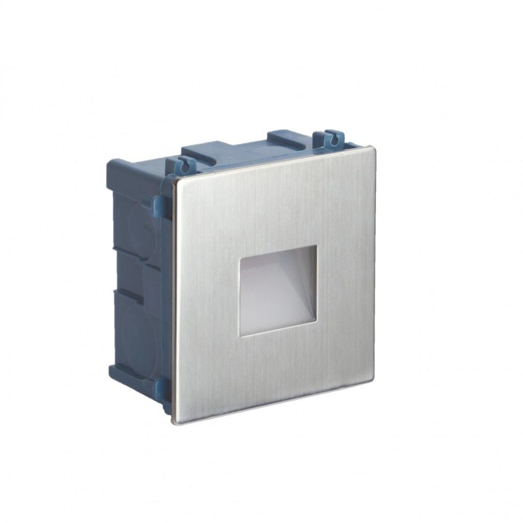 Faretto incasso facciata LED 1W argento IP65 SU-MA MR05