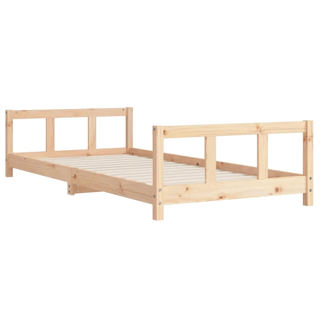 Giroletto per Bambini | Letto Infantile | Lettino 90x200 cm in Legno Massello di Pino