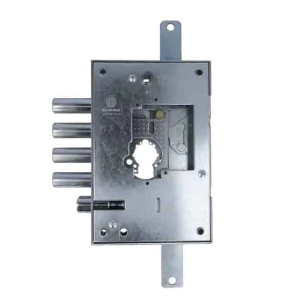 SERRATURA PER PORTE BLINDATE A NUCLEO '2501' SECUREMME E63 Dx - Interasse pistoni 28 mm - SECUREMME