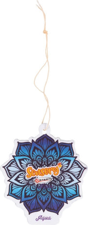 Sensory profumatore auto aqua mandala 7,5 cm x 17,5 cm