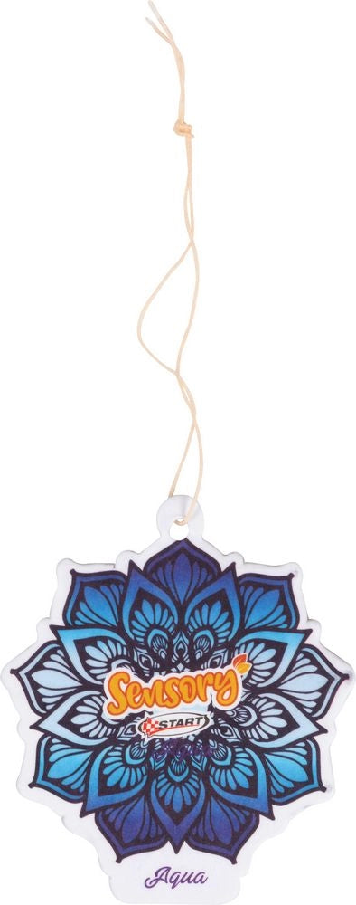Sensory profumatore auto aqua mandala 7,5 cm x 17,5 cm