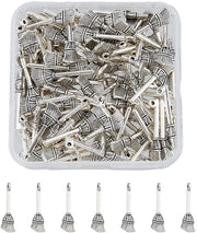 120 Pezzi di Appoggio per Aspirapolvere in Argento Antico per DIY