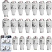 20 pezzi 25A DII E27 R021 spiralettronici a fusibile a ceramica a 500 VAC - materiale eccellente - fusibili a innesco Diazed per protezione cavi.