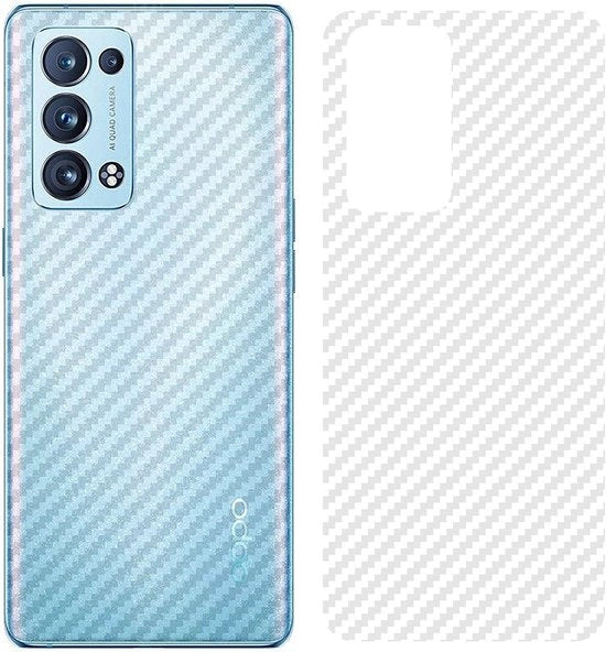 Protezione posteriore per smartphone - Reno 6 Pro Plus - Ultra sottile - Antimarcatura - 0.1mm - 4 Pack - Protezione per il tuo smartphone