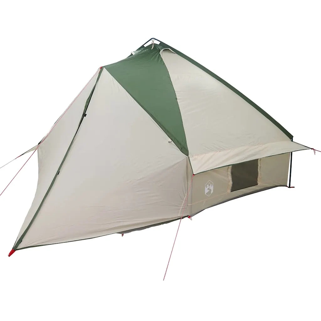 Tenda Teepee per 10 persone Verde e Bianco 567 x 470 x 242 cm 42004065