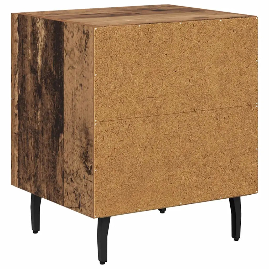 Armadio da Notte con cassetto Legno vecchio 40 x 35 x 47,5 cm