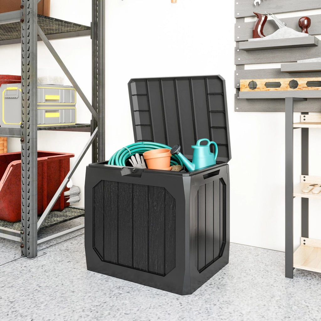 Contenitore da Giardino 121L ¨C Xylo ¨C Esterno Nero 56x45x53cm