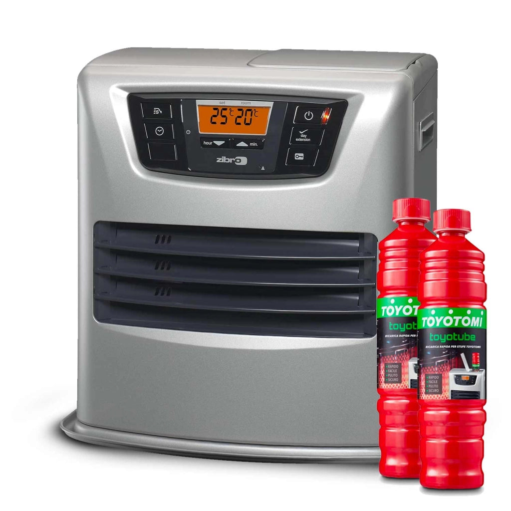Stufa portatile Zibro by Toyotomi LC135, stufa a combustibile, nessuna installazione necessaria, potenza 3,5 kW