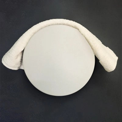Scaldasalviette elettrico Cuzco 29,5 cm bianco opaco 70W in ceramica